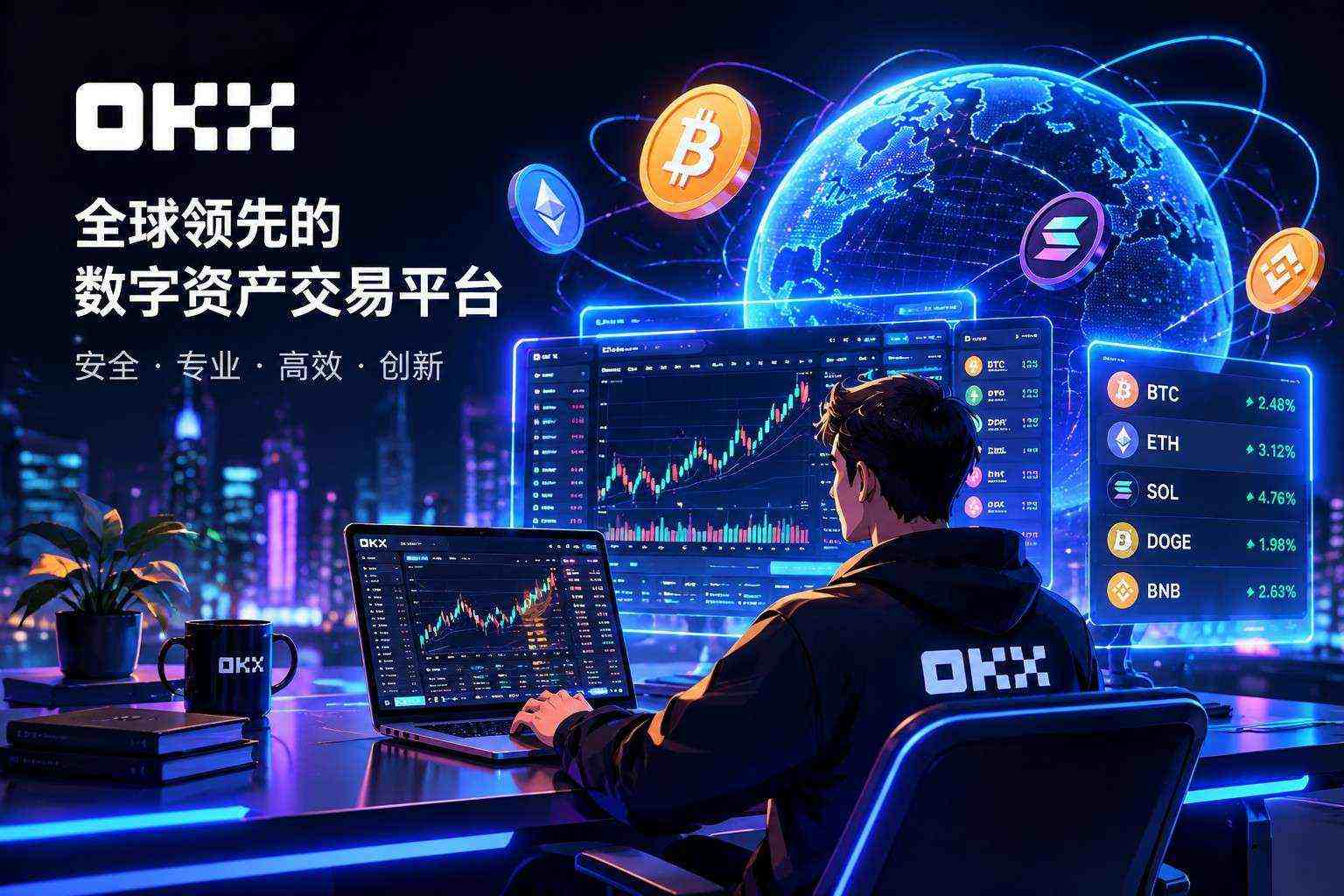 欧交易所APP官方下载 行情与委托界面